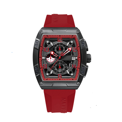 red skeleton watch